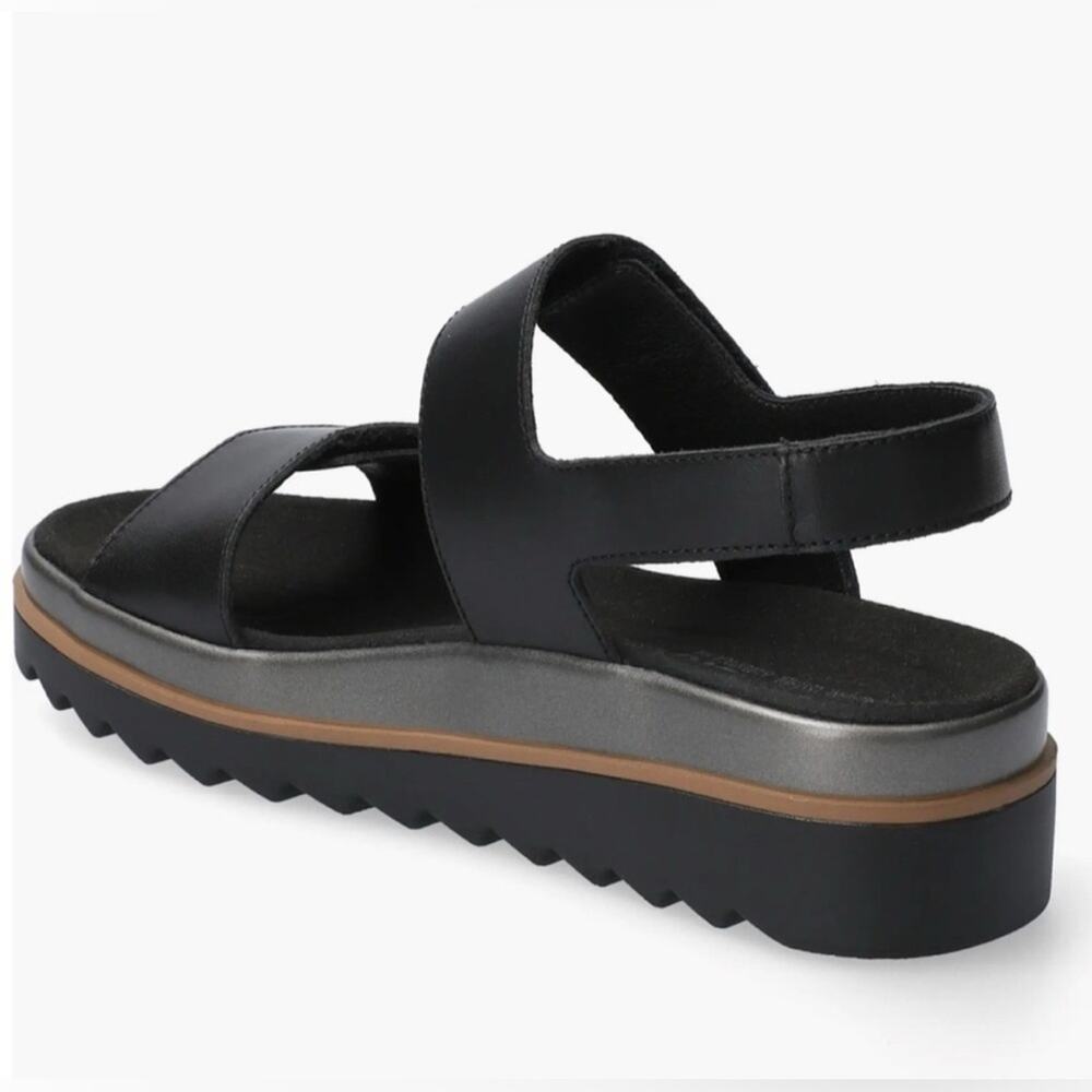 Mephisto Womens Dominica Leather Sandal - Black Leather NEW - Picture 5 of 14